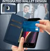 Custodia magnetica in pelle flip per iPhone 16e, con slot Anteprima dell’immagine prodotto 5