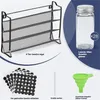 28er Set 4-stufiges Metall Gewürzregal Stehend mit 28 Produktbild-Vorschau 5