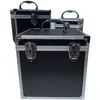ECI Aluminium Koffer Schwarz Würfelform 25 x 25 x 25 cm mit Produktbild-Vorschau 2