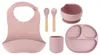 Sada silikónového riadu MoMi AMI pre deti - ružová, bez Náhľad obrázku produktu 30