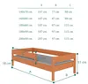 Kinderbett 160x80 Kinderbett mit Rausfallschutz & Produktbild-Vorschau 5
