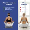 Sitzkissen orthopädisch - Memory Foam Gel - Ergonomisches Produktbild-Vorschau 7