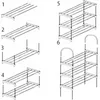 Schuhschrank - Schuhregal - Regal - Organizer - 4 Ebenen - Produktbild-Vorschau 18