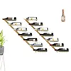 vidaXL Casier à vin mural pour 7 bouteilles 2 pcs. Métal Voir les images du produit 9
