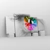 Bild auf Leinwand - Leinwandbild - Auge Regenbogen Wimper Produktbild-Vorschau 4