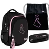 Zaino scolastico K-POP Lover St.Right - Set da 3 pezzi nero Anteprima dell’immagine prodotto 1