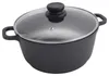 Aluguss Kochtopf 28cm Antihaft Induktion Herd Ofen Küche Produktbild-Vorschau 1