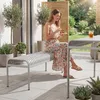 di volio Gartenbank BAISO - Metallbank für Terrasse & Produktbild-Vorschau 5