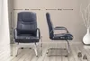 Set di 2 sedie Attila con struttura in metallo grigio Anteprima dell’immagine prodotto 2