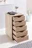 Podstawa mobilna MINA 33 x 68 x 38 cm drewno MDF 5 szuflad Podgląd zdjęcia produktu 5