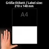 Avery Zweckform L9002-10 Hinterglas-Etiketten, A5, 210 x Produktbild-Vorschau 4