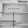 Hisense RF793N4SAFE side-by-side refrigerator Freestanding Voir les images du produit 14