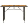 The Living Store 2-tlg. Garten-Essgruppe mit Kissen Grau Produktbild-Vorschau 8