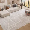 Tapiso Teppich TREND Modern Grau Creme Schlafzimmer Produktbild-Vorschau 3