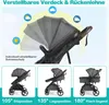 COSTWAY Passeggino 3in1, passeggino combinato con seduta e Anteprima dell’immagine prodotto 4
