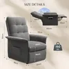 Elektrické relaxační křeslo FLEXISPOT s funkcí sklopení v Náhled obrázku produktu 3