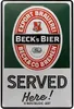 Nostalgic-Art - Blechschild 20 x 30cm - Beck's - Beck's Produktbild-Vorschau 1