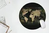 MuchoWow® Mauspad Mousepad Weltkarte - Gold - Blätter 50x50 Produktbild-Vorschau 5