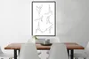 MuchoWow® Gerahmtes Poster Yoga - Frauen - Weiß 60x90 cm - Produktbild-Vorschau 3