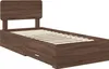 vidaXL Bettrahmen Braun Eichen-Optik 75 x 190 cm Produktbild-Vorschau 4