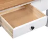 vidaXL Konferenční stolek bílý 100x60x45 cm masiv Panama Náhled obrázku produktu 17