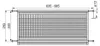 Scolapiatti in acciaio inossidabile Drynox -  modulo 700 mm Anteprima dell’immagine prodotto 4