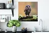 MuchoWow® Poster Steinkauz 50x50 cm - Wohnzimmerdekoration Produktbild-Vorschau 3
