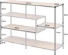 Industrial Bücherregal SLIM LINE 114cm Wildeiche schwarz Produktbild-Vorschau 10