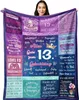 Yesbird 13. Geburtstag Mädchen Geschenk 13. Jahre Deko Produktbild-Vorschau 1