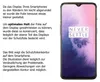 A smartphone with a screen protector applied, next to descriptive text about the product. Produktbild-Vorschau