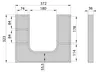 Sapho LINDO "U" Organizer 372x36x323mm, Kunststoff, Produktbild-Vorschau 4
