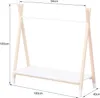 Kindergarderobe aus Holz und Weiß LOU Produktbild-Vorschau 5