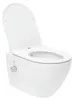 SAT Fusion Wand-WC mit Bidet und Wirbelspülung WC-Sitz mit Produktbild-Vorschau 3
