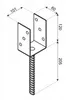 Pfostenträgeranker 101x120mm zum Einbetonieren Produktbild-Vorschau 5