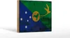 Holzschild Flagge Weihnachtsinsel 18x12cm Flag Rost Produktbild-Vorschau 2