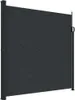 vidaXL Seitenmarkise Ausziehbar Schwarz 200x600 cm Produktbild-Vorschau 1
