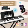 COSTWAY 61 Tastatur Elektroklavier, Digitale Keyboard mit Produktbild-Vorschau 3