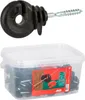 AKO Ringisolatoren für Weidezaun 100 Stk Eimer mit Einschraubhilfe 4018653036853 44314/1003E 161565 ringisolator Voir les images du produit