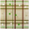 Sovie HORECA Weihnachtsserviette Tim in Braun-Grün aus Produktbild-Vorschau 1
