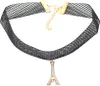 Gothic Choker Kropfband mit Straß Eiffelturm Anhänger Produktbild-Vorschau 3