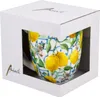 Tasse 10cm Porzellan mit Zitronen Motiv Gelb / Weiß Produktbild-Vorschau 2