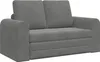 vidaXL Schlafsofa Dunkelgrau 148 x 71 x 83 cm Samt Produktbild-Vorschau 1