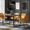 Esstisch Vicco Merido Eiche rustikal/Schwarz 140 x 80 cm, Produktbild-Vorschau 3