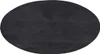 Couchtisch Oval - Schwarz - Mangoholz - 130cm - Couchtisch Produktbild-Vorschau 6