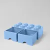 LEGO Aufbewahrungsbox 8 mit Schubladen - hellblau Produktbild-Vorschau 10