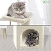 VOUNOT® Kratzbaum Klein, Katzenbaum für Katzen, Stabil Produktbild-Vorschau 4