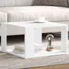 vidaXL Couchtisch Weiß 51,5 x 51,5 x 30 cm Holzwerkstoff Produktbild-Vorschau 2