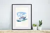 MuchoWow® MuchoWow® Gerahmtes Poster Boot - Vogel - Meer - Produktbild-Vorschau 6