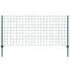 vidaXL Metallzaun Stahl Grün : Größe - 20x1m/76x63mm Produktbild-Vorschau 1