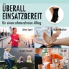 TRIGGin Bandage Knöchel anthrazit/schwarz mit Kupferfasern Produktbild-Vorschau 7